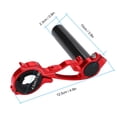 thumbnail image 2 of Viccilley Extension de Guidon vélo vélo Extension de Guidon Support d'extension de Support(Rouge), 2 of 8