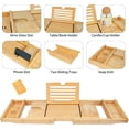 thumbnail image 3 of Graceware Bamboo Bath Table Tray(Natural), 3 of 6