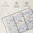 thumbnail image 6 of Elephant Stock World Map Pastel Wall Art - Horizontal Multi Panel Canvas - Living Room Wall Decor - Map Multi Panel - Gray And Blue Decor By Farida Zaman - 50" x 32", 6 of 8