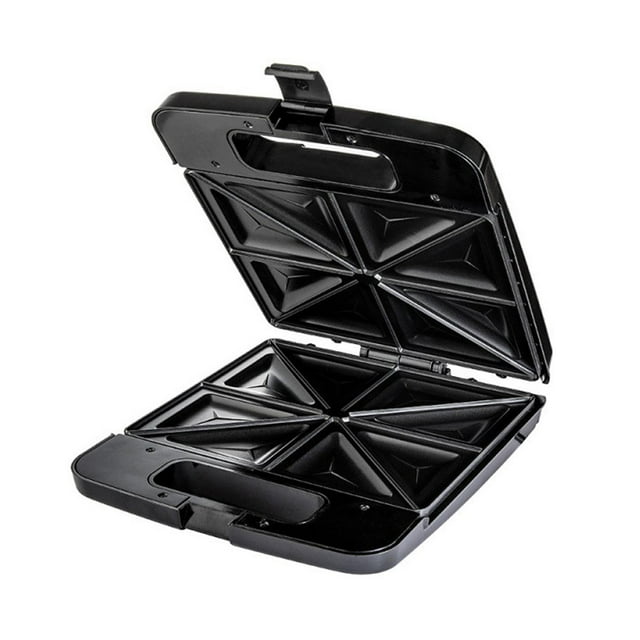 Lipstore Triangle Waffle Maker Machine with Handles Kitchen Gadgets Portable Breakfast Machine Easy to Clean 1400W for Party Restaurant