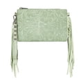 thumbnail image 1 of Bolso Cruzado Montana West con Flecos de Cuero de Vaca Vintage, 1 of 6