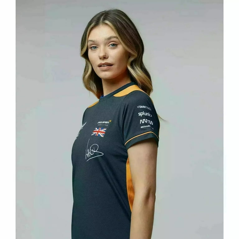 McLaren F1 Men's 2022 Team Polo Shirt - Papaya/Phantom 