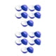 thumbnail image 1 of Moldes para cupcakes Cateissary 100 piezas antiadherentes azul, 1 of 6