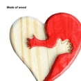 thumbnail image 2 of Decoración de corazón de madera Exquisitos regalos compactos únicos para el Día de la Madre (A), 2 of 9