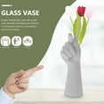 thumbnail image 2 of unbranded  Vase Hand Model Holder Bouquet Mannequin Pots for Plants White, 2 of 8