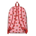 thumbnail image 5 of Sac à Dos d'École J'adore les Fraises, Sac à Dos de Voyage Léger à Motif de Baies Rouges Fruitées avec Port Confortable pour Femmes et Ados, 5 of 5