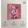 thumbnail image 2 of Vibrant Marsupial Canvas Print Zoo Art by Art Remedy, Gold Frame, 24 x 30, 2 of 6