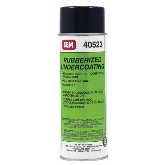 SEM Products SE40523 Low Voc Rubberized Undercoating 24 oz