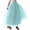 A-Light Blue413, variant on XIAONU Women Solid Color Tulle Maxi Skirt High Waist Flowy A-Line Gown Wedding Bridesmaid Wear Skirts