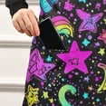 thumbnail image 4 of Neon Stars Print Chef Kitchen Apron with Pockets for Women Waterproof Aprons for Cooking Baking, 4 of 7