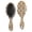 Halloween Pumpkin Stripe White Pattern, variant on Halloween Pumpkin Stripe White Pattern Brush, Detangling Hair Brush,Oval Paddle Hair Brush, Air Cushion Design Gifts for Wet Dry Hair Styling