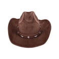 thumbnail image 2 of CTM  Cowboy Hat with Paisley Bandana Scarf (Women), 2 of 5