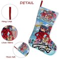 thumbnail image 5 of MIRACULOUS-ladybug Tema: Calcetines de Navidad, fino lino blanco para colgar en escaleras y chimenea, decoración navideña para el hogar, regalo de Navidad. 54cm × 38cm, 5 of 5