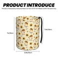 thumbnail image 3 of Naloa Watercolor Bee Honey Honeycomb Bee Car Trash Can Garbage Car Accessories Trash Can Car Waste Bin for for Driver and Passenger Any Vehicle, 3 of 7