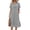 Black Stripes TW462, variant on Dresses for Women Summer Casual Midi Short Sleeve Button Down Shirt Linen Dress Beach Cover Up with Pocket