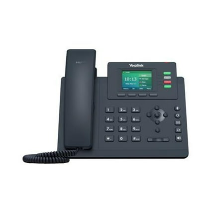Yealink SIP-T33G IP Phone, Corded/Cordless, Corded, Wall Mountable, Desktop, Classic Gray