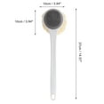 thumbnail image 4 of Unique Bargains 1pc Long Handle Double Sided Bath Brush Back Scrubber White, Gray, 4 of 6