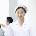 thumbnail image 4 of Nurse Tunic Polyester Fiber Medical Uniform Beauty Salon 1Set, 4 of 4