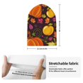 thumbnail image 2 of Zufioo Autumn Harvest Pumpkin Joy Print Adult Knitted Hat, Unisex Cuffed Brimless Ski Hat, Suitable for Autumn and Winter, 2 of 6