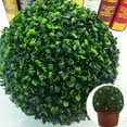 thumbnail image 4 of Transemion Simulate Plastic Leave Ball Realistic Appearance Versatile Green Indoor green 40cm 1Set, 4 of 6