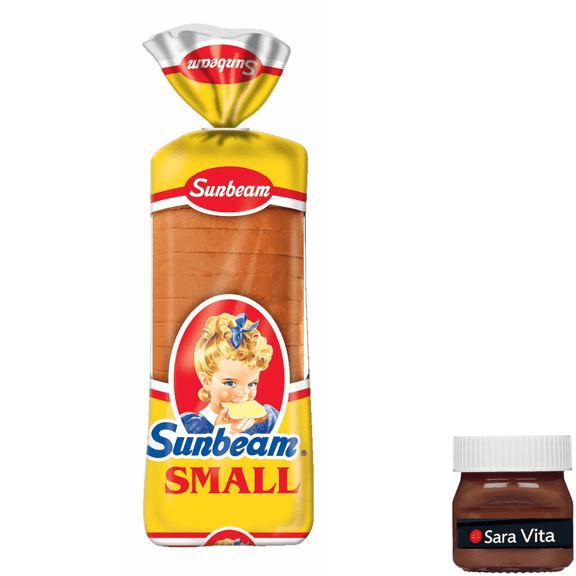 Sunbeam Small White Bread, Sandwich Bread, 16 oz, Shelf-Stable