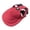 Red, variant on JOLLGII Custom Embroidered Dog Baseball Cap, Personalized Name Pet Visor Hat with Ear Holes, Adjustable Sun Hat for Dogs Cats, Multi-Color Upgrade(M,Red)