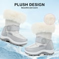 thumbnail image 7 of Apakowa Kids Girls Insulated Lined Winter Warm Snow Boots (Toddler/Little Kid), 7 of 7