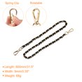 thumbnail image 2 of Unique Bargains Purse Chain Strap, 32' Purse Strap Shoulder Bag Replacement Strap, Black&Gold, 2 of 6