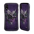 thumbnail image 1 of Head Case Designs Officially Licensed Anne Stokes Dragons 3 Beauty 2 Hybrid Case Compatible with Apple iPhone XR, 1 of 7