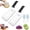 2 pcs Black, variant on Cuchillo Triturador De Repollo, Upgraded Stainless Steel Cabbage Shredder for Coleslaw, Cabbage Slicer Chopper Shredder Sauerkraut Cutter Coleslaw Grater for Vegetables and Fruits (Red)