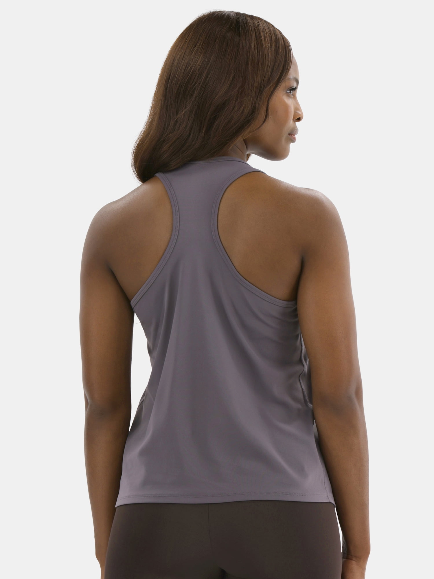 Avia Women's SoftSculpt Relaxed Racerback Tank Top with UPF 50, Sizes XS-XXXL