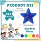 thumbnail image 2 of 108 Pieces Star Bike Wheel Spokes Bead Plastic Clip Spoke Bead Bicycle Spokes Plastic Beads Colorful Bicycle Spokes Decorations Biking Wheel Line Bead, 2 of 5