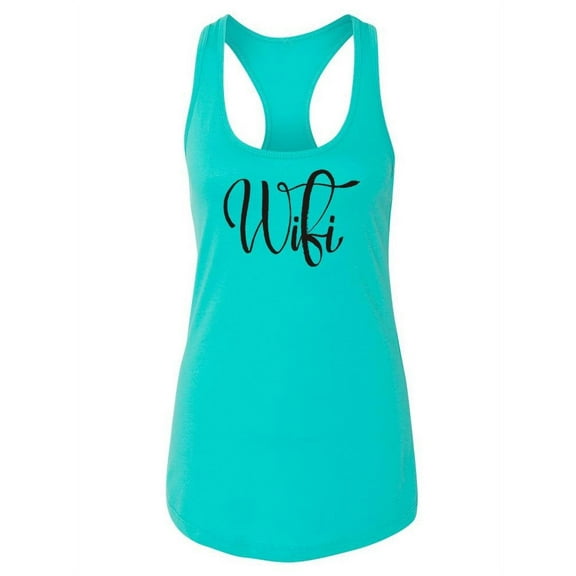 Wifi Racerback Tank Women -Image by Shutterstock, Female Small