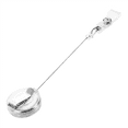 thumbnail image 4 of 4X Retractable Ski Pass ID Card Badge Holder Key Chain Reels with Clip White, 4 of 6