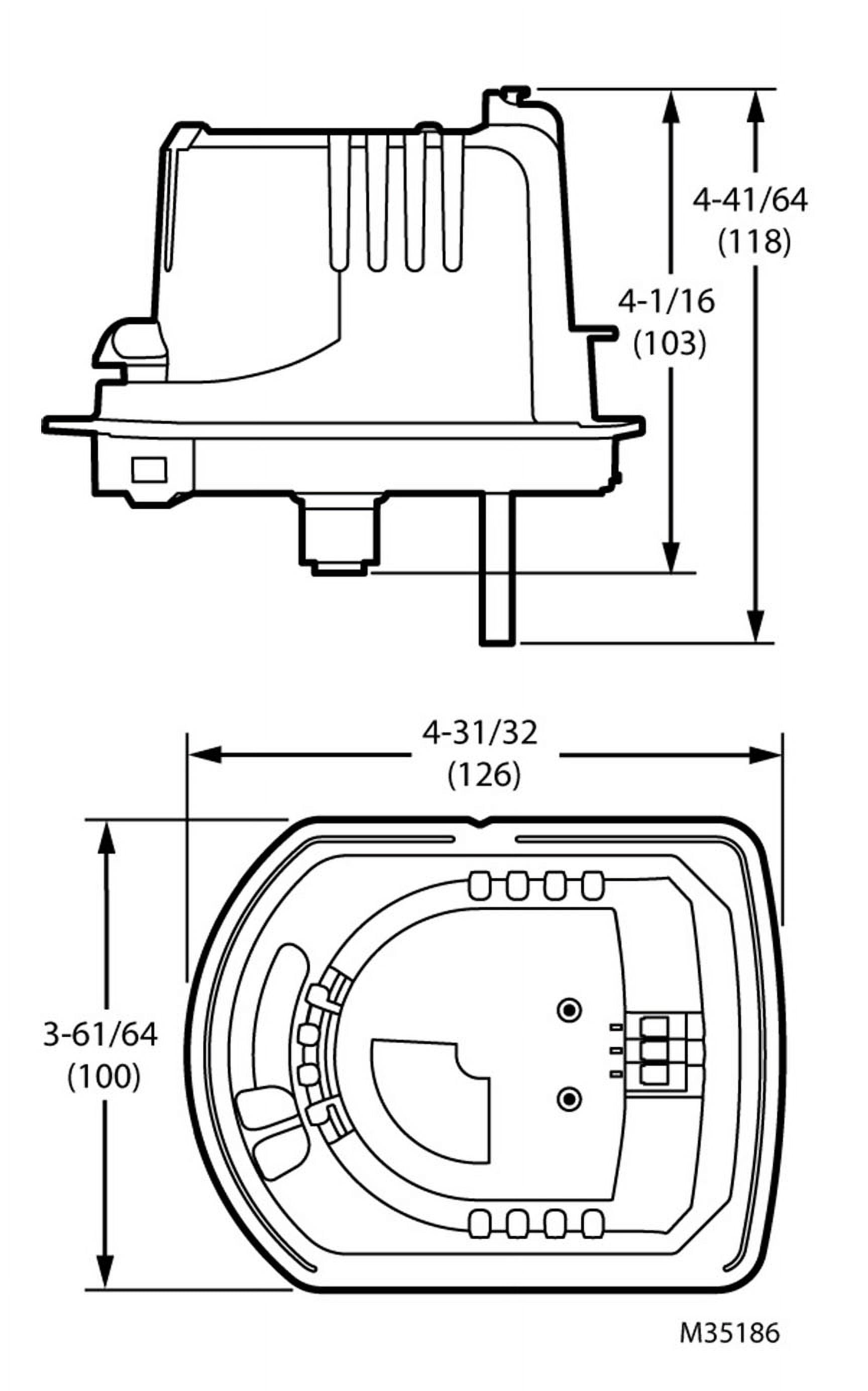 Honeywell Home Damper Motor,24V M847D-ZONE