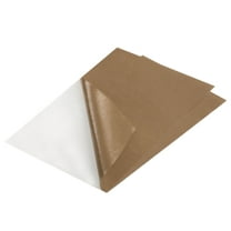 Uxcell Adhesive Felt Fabric Felt Sheets 45cmx30cm Peel and Stick Brown for DIY 2 Pcs