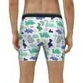thumbnail image 5 of Mens Underwear, Dinosaur Print D Mens Underwear Boxer Briefs, Soft Breathable Underwear Long Leg For Men, 5 of 8