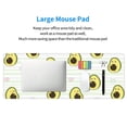 thumbnail image 5 of Rocae Avocado of a Hear for Gaming Mouse Pad, Mouse Pad Large, Office Computer Keyboard Mousepad, Keyboard and Mouse Pad with Stitched Edges,31.5 x 11.8 in, 5 of 5