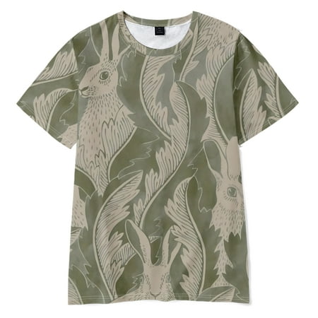 

Easter Printing Children Harajuku Fashion Short-Sleeved Casual Top(C03-Size 110)