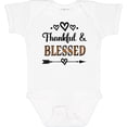 thumbnail image 3 of Inktastic Thanksgiving Greeting Thankful Blessed Girls Baby Bodysuit, 3 of 5