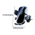 thumbnail image 3 of Car Phone Mount with Full Angle Horizontal and Vertical Rotation Adjustable Handheld Clamp for 4.7 in to 7 in Phones, 3 of 8