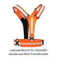 thumbnail image 2 of Lunxisen 3 Pcs LED Reflective Running Gear High Visibility Safety Vest Rechargeable Adjustable for Night Jogging Cycling Outdoor Activities, 2 of 8