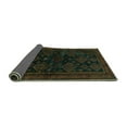 thumbnail image 2 of Ahgly Company Indoor Square Persian Turquoise Blue Traditional Area Rugs, 3' Square, 2 of 4