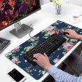 thumbnail image 2 of Long Mouse Pads for Desk,Pioneer Flower Floral Print Pattern Desk Mats on Top Of Desks, Desk Mouse Pad Extra Large with 3mm Non-Slip Base and Stitched Edge for Gaming,Office,Work,Home 31.5"x15.7", 2 of 6