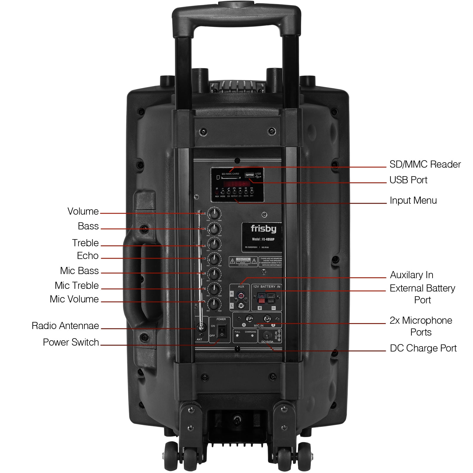 frisby bluetooth karaoke