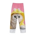 thumbnail image 5 of Xecao A Funny Cat Men's Straight Lounge Pajama Pants: The Ultimate in Comfortable Sleepwear, 5 of 9
