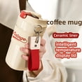 thumbnail image 2 of Coffee Thermos Cup with Smart Lid Portable Stainless Steel Vacuum Flask Keep Hot And Cold Insulated Cups Drinkware Gift Packing, 2 of 5