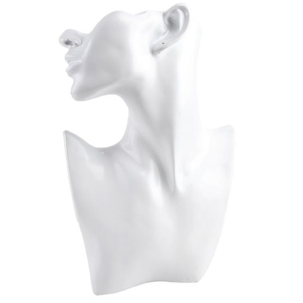 Expositor de pendientes y collares Harz/incluido Expositor de cerdas - Soporte para joyas EstiloA-L Blanco