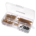 thumbnail image 3 of TARUOR 100pcs Terminal Carp Fishing Tackle Safety Clips with Pins Tail Rubber Tubes Sleeves Quick Change, 3 of 6
