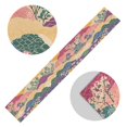 thumbnail image 5 of Yayeee Table Runner 90 inches Long Home Kitchen Dinning Party Decoration, Green Floral Wave, 5 of 7